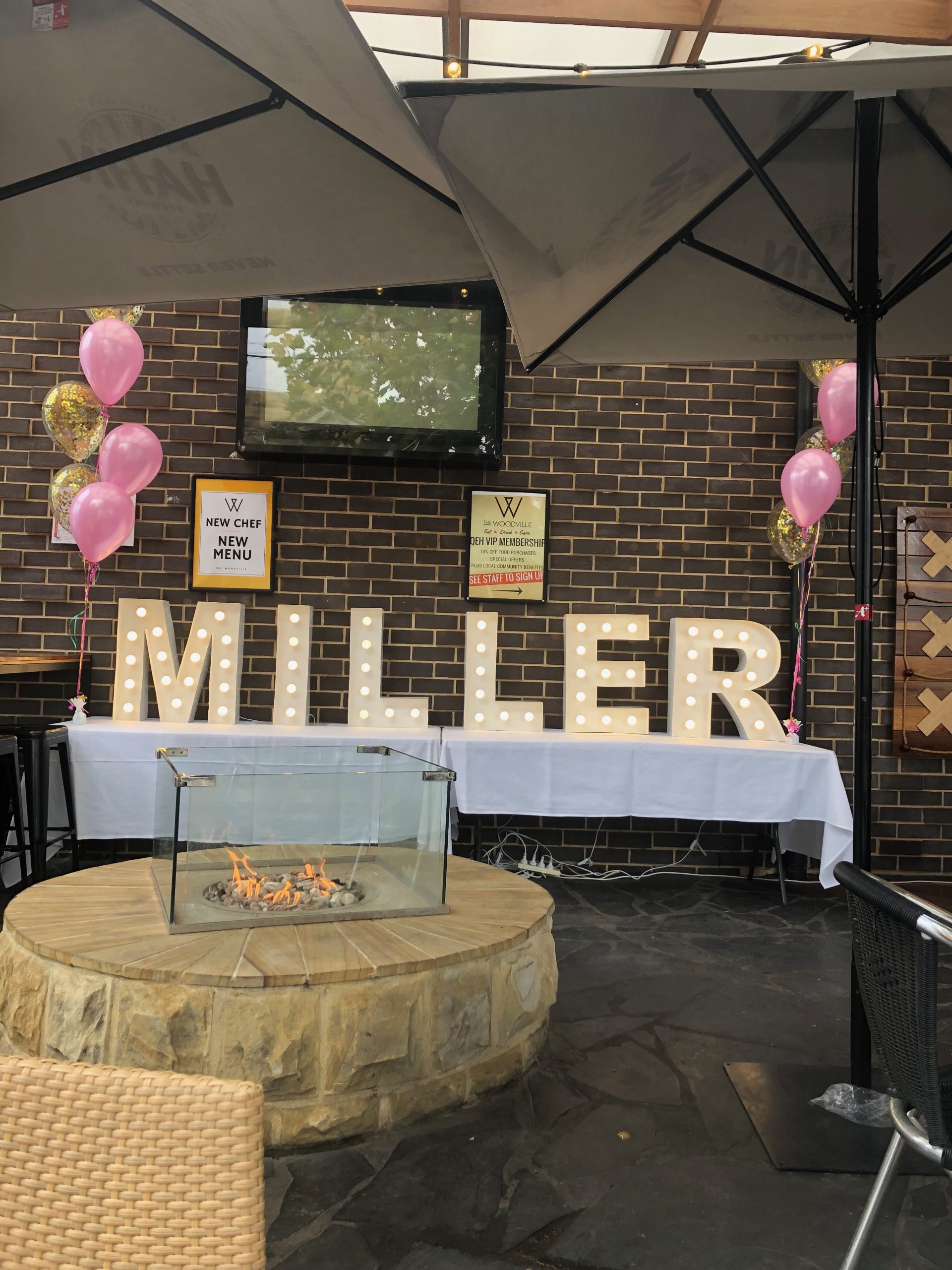 Large Illuminated Letter MILLER