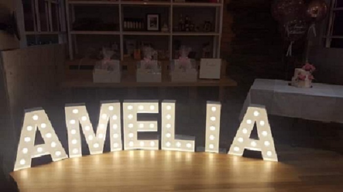Illuminated Sign AMELIA Illuminated Sign AMELIA
