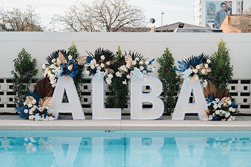 XL Letter Hire Adelaide Alba Hotel Launch