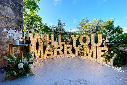 XL Letter Hire - Large Will You Marry Me Letters XL Letter Hire Large Will You Marry Me Letters