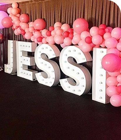 Large Light Up Letters for Every Occasion