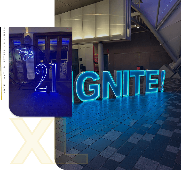 Large Light Up Letters and Numbers